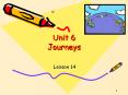 Unit 6 Journeys