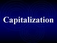 Capitalization