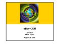 eBay ODR