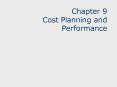 Chapter 9 Cost Planning and Performance
