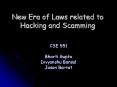 New Era of Laws related to Hacking and Scamming