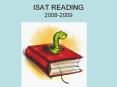 ISAT READING 20082009