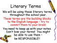 Literary Terms