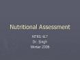 Nutritional Assessment