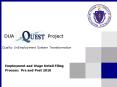 Employment and Wage Detail Filing Process: Pre and Post 2010