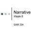 Narrative Week 6