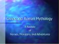 Greek and Roman Mythology