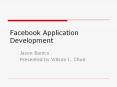 Facebook Application Development