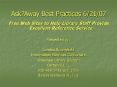 AskAway Best Practices 62107