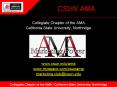 CSUN AMA
