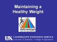 Maintaining a