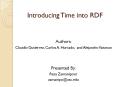 Introducing Time into RDF