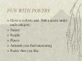 FUN WITH POETRY