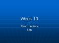 Week 10