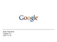Brad Fitzpatrick Google, Inc. 20071219
