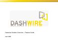 Dashwire Solution Overview Feature Guide