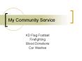 My Community Service
