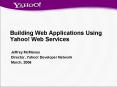 Building Web Applications Using Yahoo Web Services