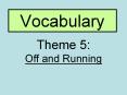 Vocabulary
