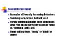 Sexual Harassment