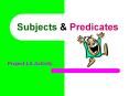Subjects