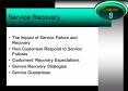 Service Recovery