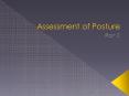 Assessment of Posture