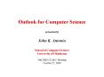 Spring 2000 State of School Address