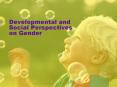Developmental and Social Perspectives on Gender
