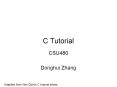 C Tutorial