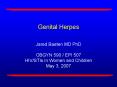 Genital Herpes