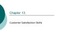 Customer Satisfaction Skills