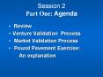 Session 2 Part One: Agenda