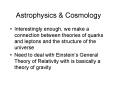 Astrophysics