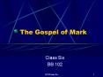 The Gospel of Mark