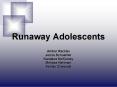 Runaway Adolescents
