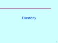 Elasticity