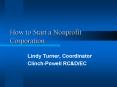 How to Start a Nonprofit Corporation