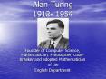 Alan Turing 1912 1954