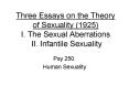 FREE Human Sexuality Essay
