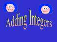 Adding Integers