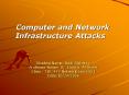 Student Name: Badr Alshehry Professor Name: Dr. Ehab S. AlShaer Class : TDC 477 Network Security I D
