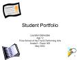 Student Portfolio