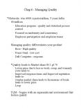 Chap 6 Managing Quality