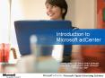 Introduction to Microsoft adCenter