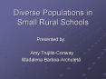Diverse Populations in Small Rural Schools