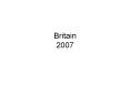 Britain 2007
