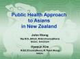 Public Health Approach to Asians in New Zealand