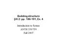 Building structure III.2: pp. 186191, Ex. 4