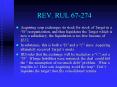REV. RUL 67274